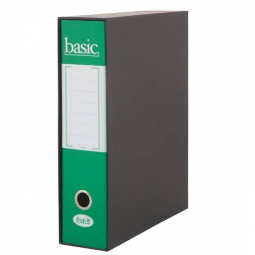 Raccoglitore Basic - Formato Protocollo - Dorso 8 cm - Verde