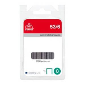 Punti zincati - 53/6 - 6 mm...