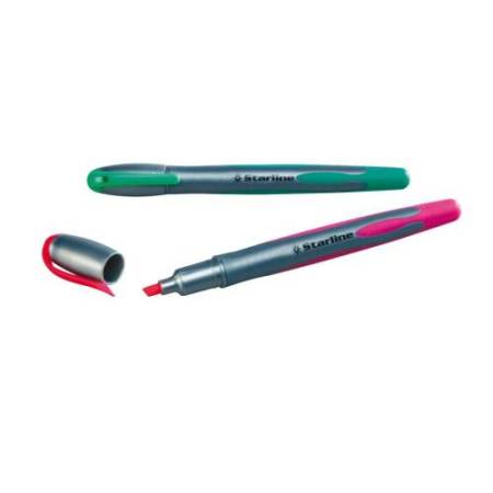 Evidenziatore a penna - punta scalpello - tratto da 1,0-4,0mm - verde - Starline