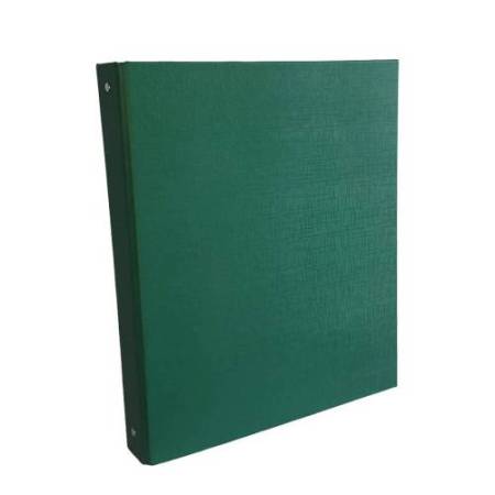 Raccoglitore King - 4 anelli tondi 30 mm - dorso 4 cm - 22x30 cm - rivestimento in PPL - verde - Starline