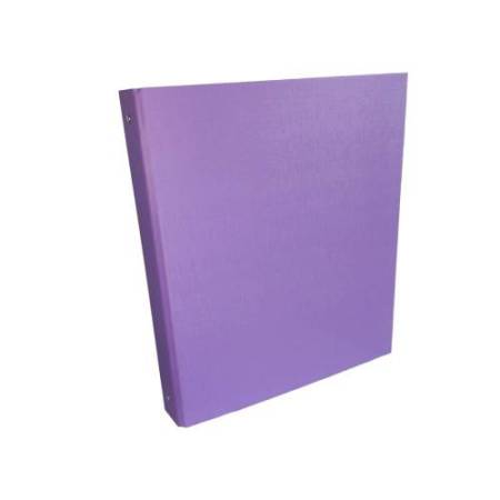 Raccoglitore King - 4 anelli tondi 30 mm - dorso 4 cm - 22x30 cm - rivestimento in PPL - viola - Starline