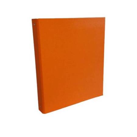 Raccoglitore King - 4 anelli tondi 30 mm - dorso 4 cm - 22x30 cm - rivestimento in PPL - arancio - Starline