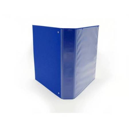 Raccoglitore personalizzabile KingShow - 4 anelli a D 40 mm - dorso 5 cm - 22x30 cm - blu - Starline