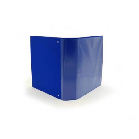 Raccoglitore personalizzabile KingShow - 4 anelli a D 50 mm - dorso 6 cm - 22x30 cm - blu - Starline