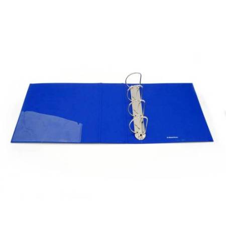 Raccoglitore personalizzabile KingShow - 4 anelli a D 65 mm - dorso 8 cm - 22x30 cm - blu - Starline