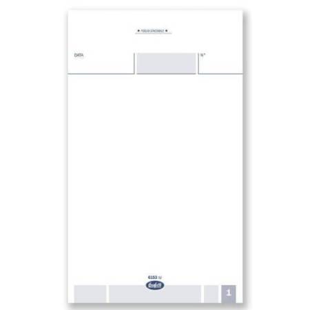 Comande Generiche 2 Copie- Blocco 25/25 Fogli Autoricalcante - 16,8X10cm