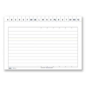 Scheda a righe con punti...