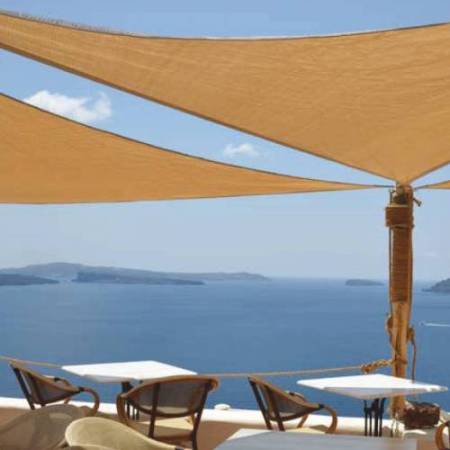 Tenda a vela triangolare ombreggiante - 5 x 5 x 5 m - PL - cenere - Garden Friend