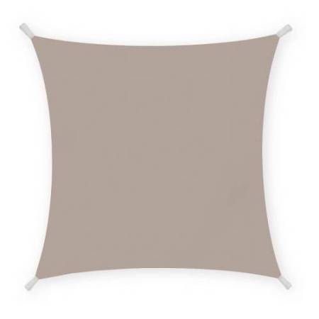 Tenda a vela quadrata ombreggiante - 3 x 3 m - PL - tortora - Garden Friend