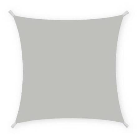 Tenda a vela quadrata ombreggiante - 3 x 3 m - PL - cenere - Garden Friend