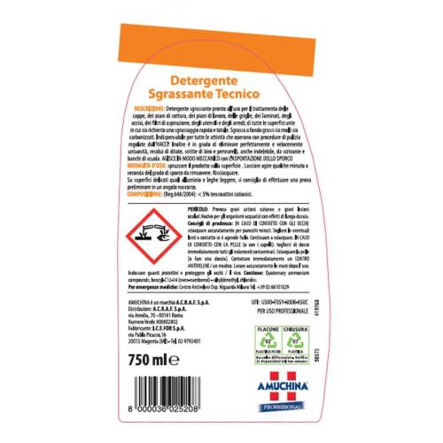 Detergente sgrassante tecnico - 750...