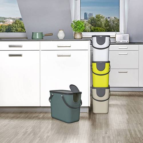 Pattumiera Albula - 40 L - verde lime...