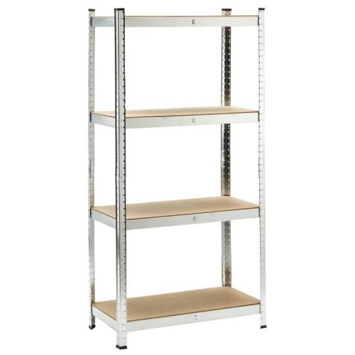 Scaffale in metallo e MFD - 4 ripiani...