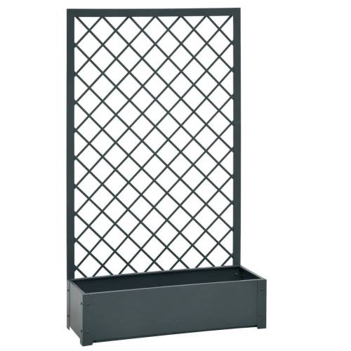 Fioriera con traliccio - in metallo -...