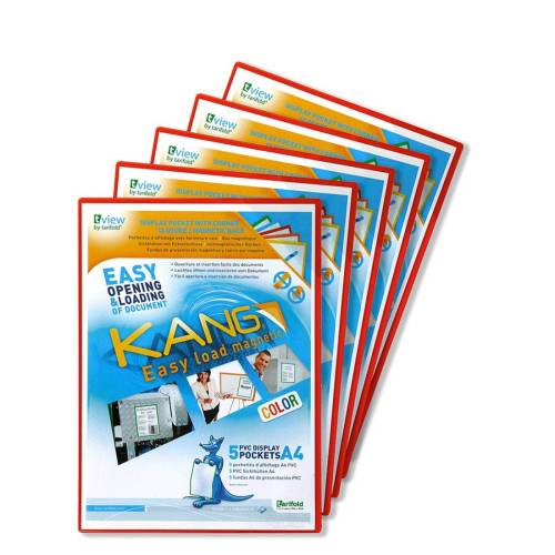 Tasca a L - con retro magnetico - A4...