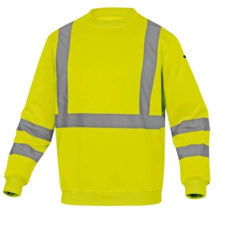 Felpa sportiva Astral - alta visibilità - tg. L - giallo fluo - Deltaplus