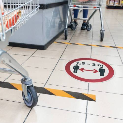 Pittogramma adesivo - da terra -...