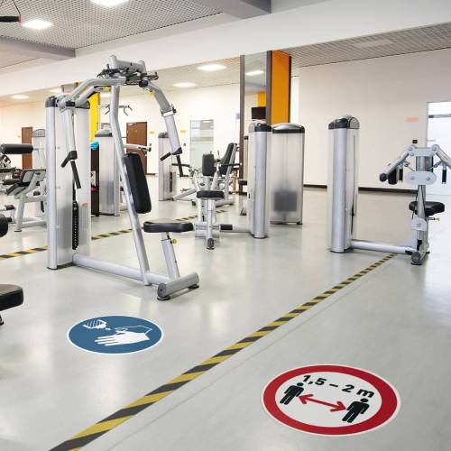 Pittogramma adesivo - da terra -...