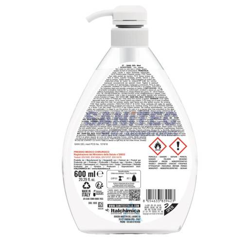 Sani Gel Med igienizzante mani - 600...