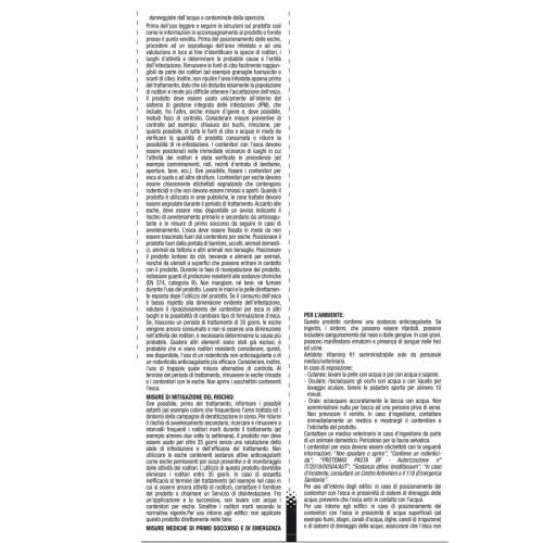 Busta rodenticida - 1,53 kg - pasta...