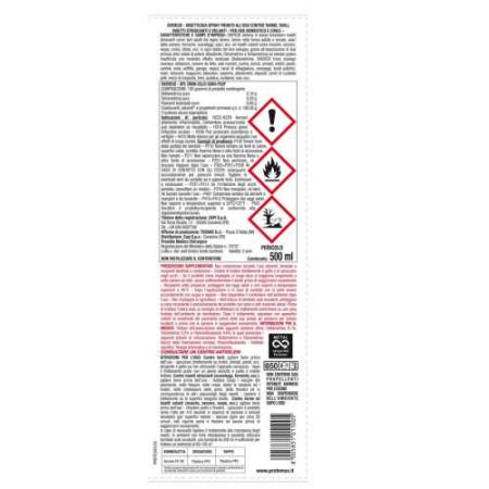Insetticida Spray - con cannuccia - per insetti striscianti - 500 ml - Protemax