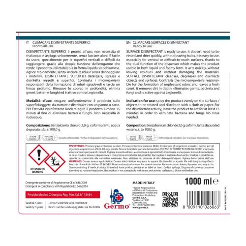 Detergente disinfettante Climacare -...