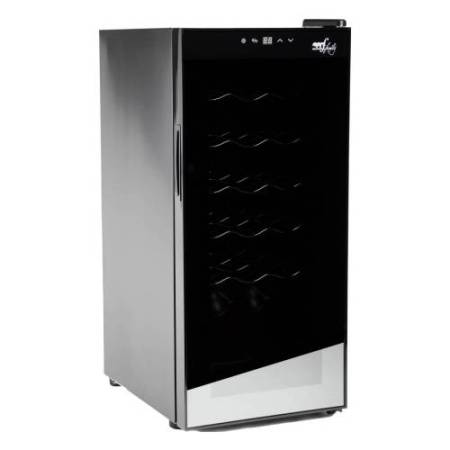 Cantinetta Vermentino 18C - per 18 bottiglie - 34,5 x 45 x 77 cm - nero - Hom-io