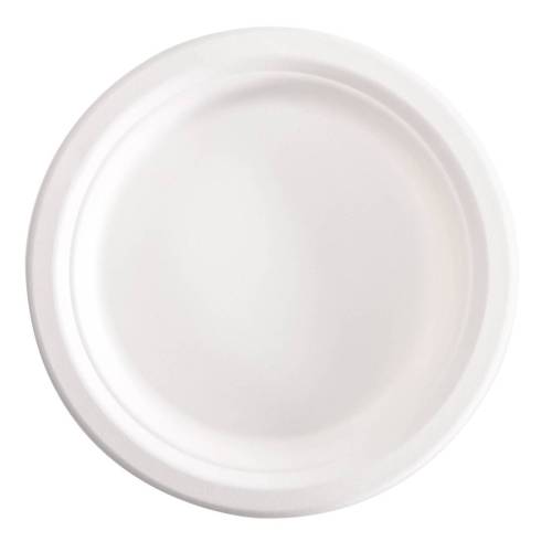 Piatto piano monouso - rotondo -...