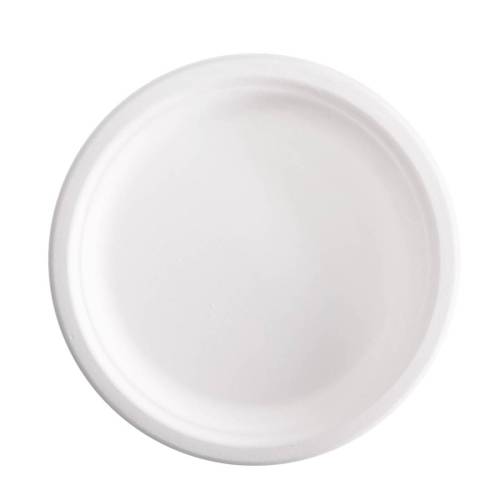 Piatto piano monouso - rotondo -...