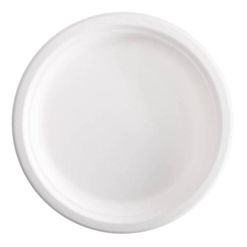 Piatto piano monouso - rotondo -...