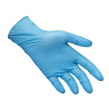 Guanti in nitrile extra strong N69 - senza polvere - taglia S - azzurro - Reflexx - conf. 100 pezzi