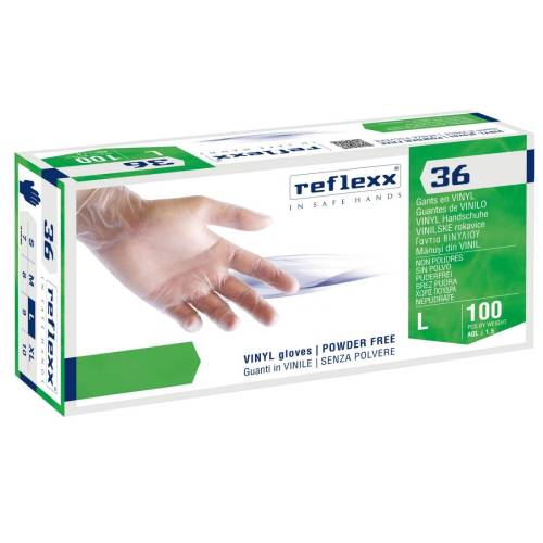 Guanti in vinile R36 - s/polvere - tg...