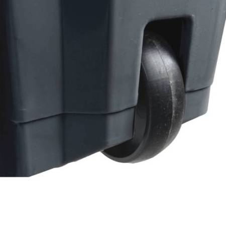 Contenitore mobile Ecoconti - a pedale - 80 L - plastica riciclata - grigio/bianco - Medial