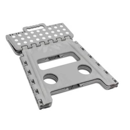 Sgabello alto Clic Clac - 30 x 22 x 32 cm - grigio - King Collection