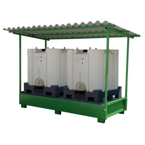 Vasca di raccolta coperta - a tenuta...