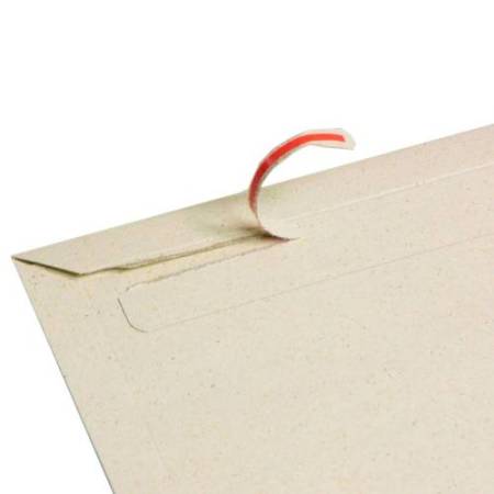 Busta Cart Grass - A4+ - 34,3 x 24 x 2,5 cm - cartoncino teso - grigio - Bong Packaging - conf. 100 pezzi