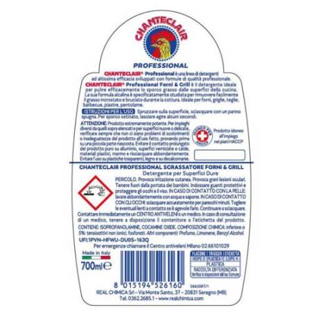 Sgrassatore Professional forni e grill - in trigger - 700 ml - Chanteclair