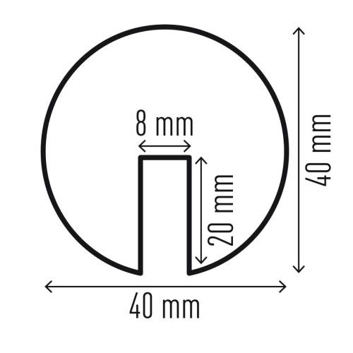 Profilo paracolpi E8R - per spigoli -...