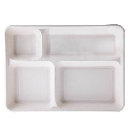 Vassoio biodegradabile - 4 scomparti...