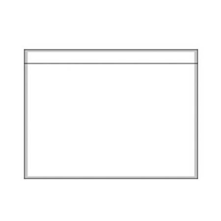 Busta adesiva portadocumenti - senza stampa - DL (22,8 x 12 cm) - carta - trasparente - Eco - Starline - conf. 250 pezzi