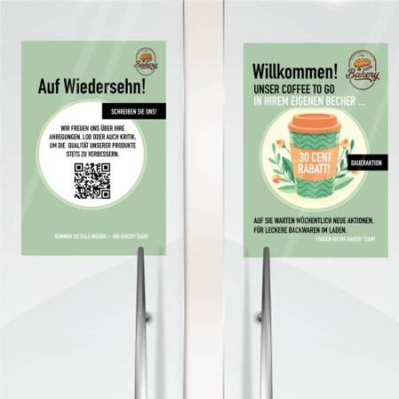 Etichette adesive per finestre - in carta - con pellicola - laser - rimovibili - 210 x 297 mm - 1et/fg - 10 fogli - bianco - Ave