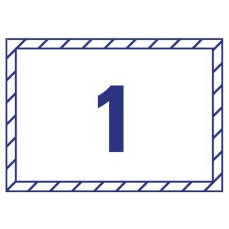 Etichette adesive per finestre - in carta - con pellicola - laser - rimovibili - 210 x 148 mm - 1et/fg - 10 fogli - bianco - Ave