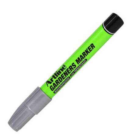 Marcatore permanente - per giardinaggio - punta tonda 2,3 mm - argento - Artline