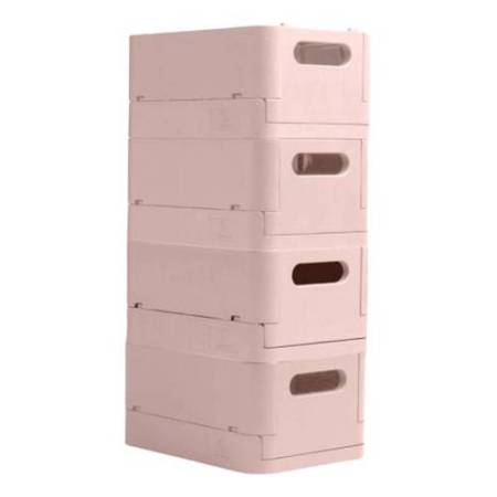 Scatola pieghevole The Smart Case midi Skandi  - 27,6 x 18,8 x 12 cm - nude - Exacompta