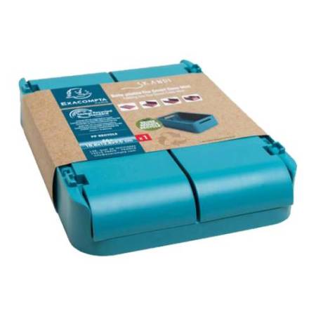 Scatola pieghevole The Smart Case maxi Skandi - 37,5 x 27,5 x 16,3 cm - blu pacifico - Exacompta