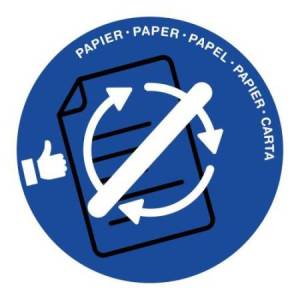 Coperchio raccolta carta -...