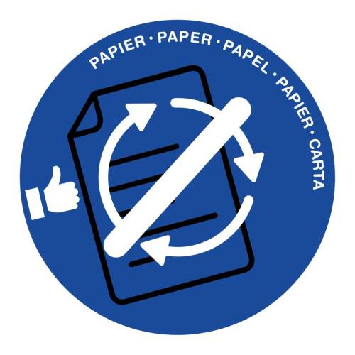 Coperchio raccolta carta - per...