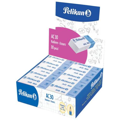 Gomma AC30 - bianca e blu - Pelikan -...