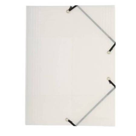 Cartella 3 lemb Crystal Colours - con elastici - PPL - 24 x 32 cm - colori assortiti - Exacompta