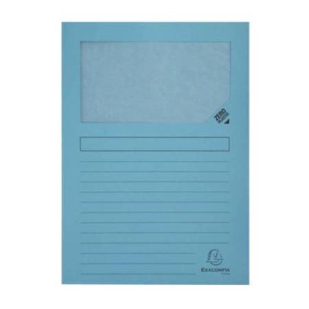 Cartellina a L Forever - con finestra - 130g - 22 x 31 cm - colori assortiti - Exacompta - conf. 10 pezzi